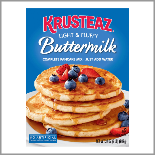 Krusteaz Pancake Mix Light and Fluffy Complete Buttermilk 32oz