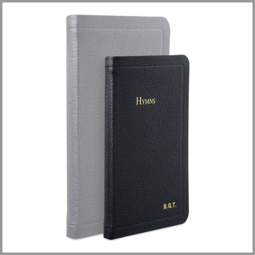 Hymn Book Medium Leather with Line Index