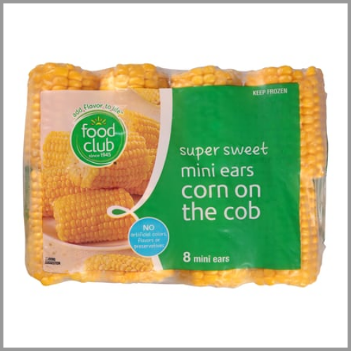 Food Club Super Sweet Mini Ears Corn on the Cob 8ct