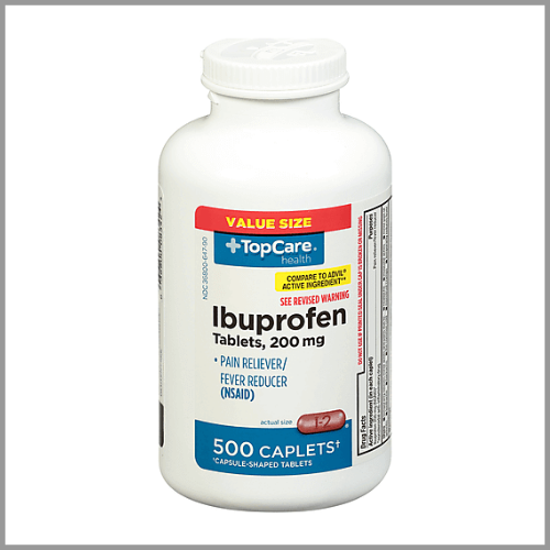 TopCare Ibuprofen Caplets 200mg 500pk