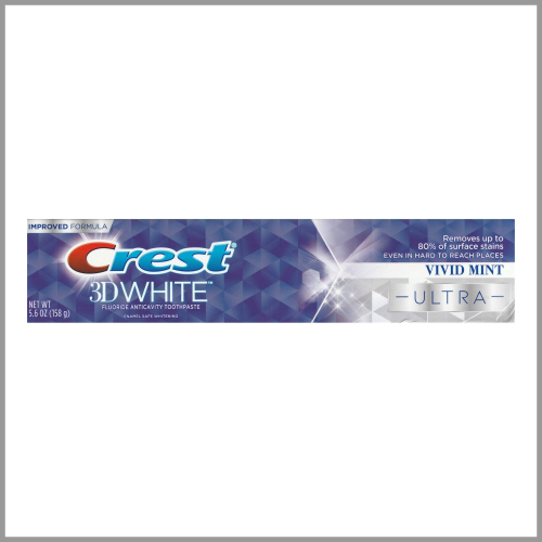 Crest Toothpaste 3D White Vivid Mint 5.2oz