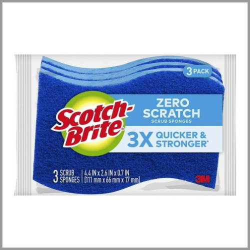 Scotch-Brite Sponge Non Scratch 3pk