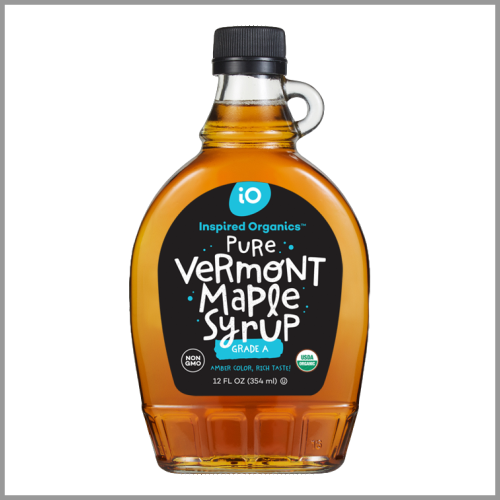 Inspired Organics Pure Vermont Maple Syrup 12oz