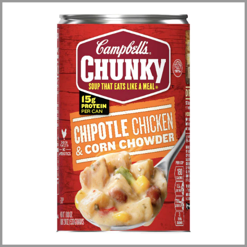Campbells Chunky Soup Chipotle Chicken and Corn Chowder 18.8oz