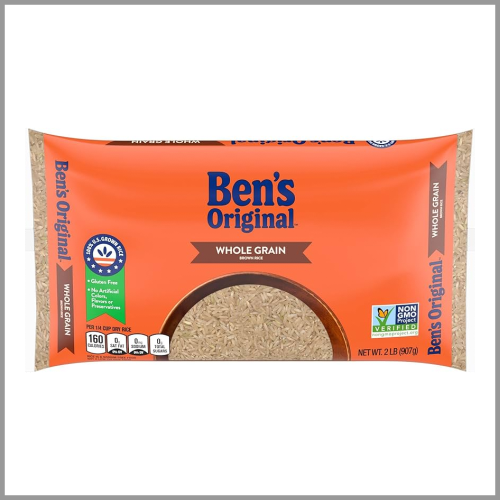 Uncle Bens Rice Whole Grain Brown 2lb