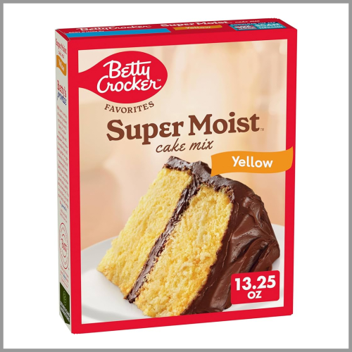 Betty Crocker Cake Mix Super Moist Yellow 13.25oz
