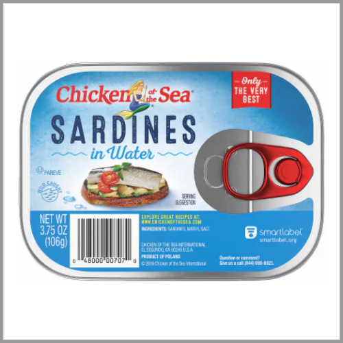 Chicken of the Sea Sardines in Water 3.75oz