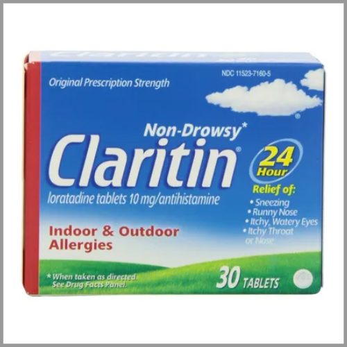 Claritin Allergy Relief Non Drowsy 24 Hour Tablets 10mg 30ct