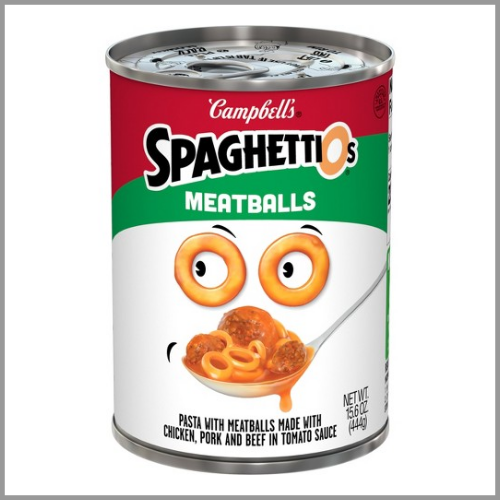 Campbells Spaghetti Os with Meatballs 15.6oz