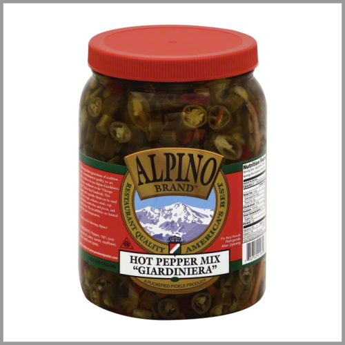 Alpino Giardiniera Hot Pepper Mix 64oz