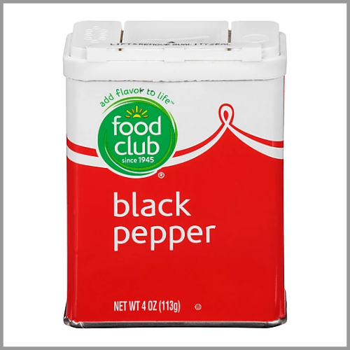 Food Club Black Pepper 4oz