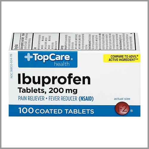 TopCare Ibuprofen Caplets 200mg 100pk