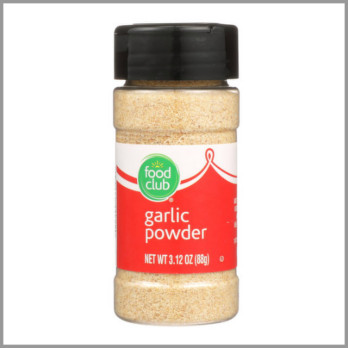Food Club Garlic Powder 3.12oz