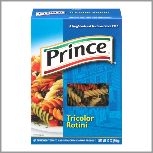 Prince Tricolor Rotini 12oz