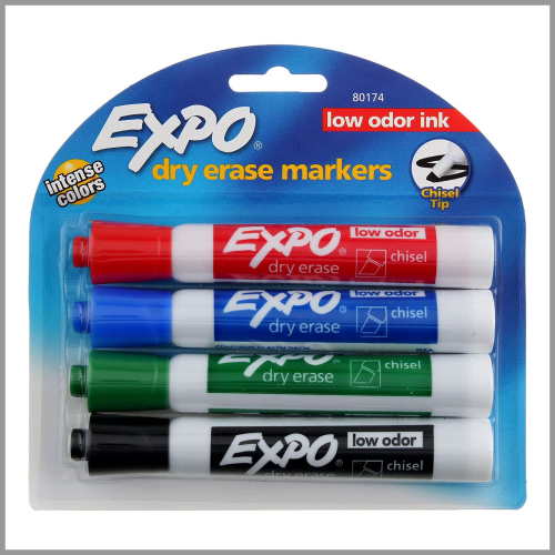 Expo Dry Erase Markers Assorted Colors 4pk