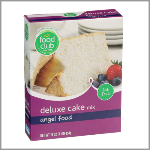 Food Club Deluxe Cake Mix Angel Food 16oz