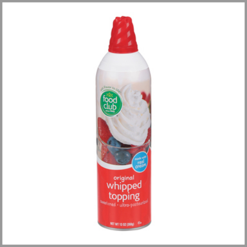 Food Club Whipped Topping Original 13oz