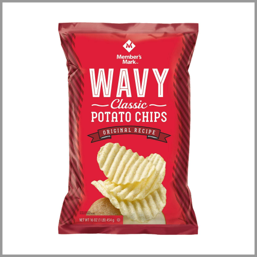 Members Mark Wavy Classic Potato Chips 16oz