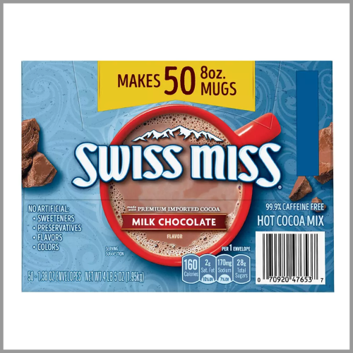 Swiss Miss Hot Chocolate Mix Milk Chocolate 50ct