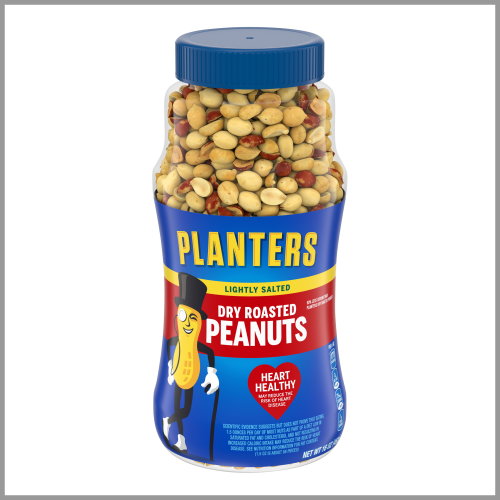 Planters Lightly Salted Dry Roasted Peanuts 16oz