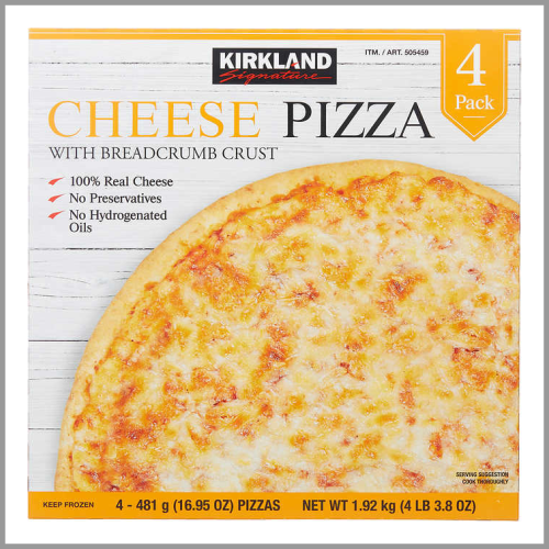Kirkland Frozen Pizza Cheese 4ct