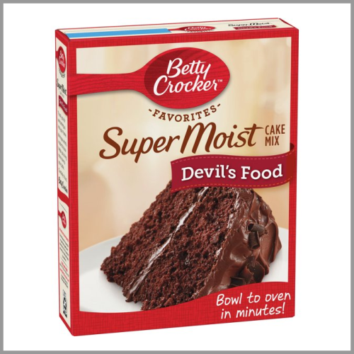 Betty Crocker Cake Mix Super Moist Devils Food 15.25oz