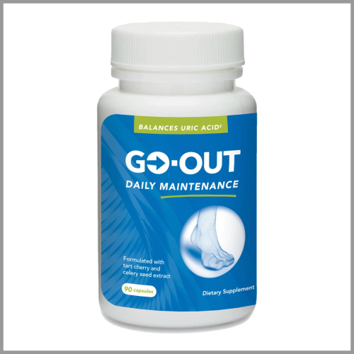 Go Out Dietary Supplement Daily Maintenance Uric Acid 90ct