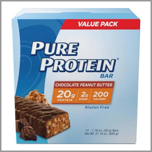 Pure Protein Bar Chocolate Peanut Butter 12pk