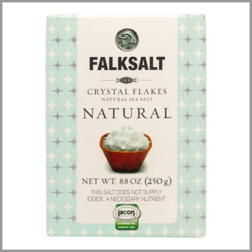 Falksalt Crystal Flakes Natural Sea Salt 8.8oz
