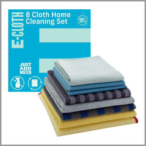 E Cloth Home Cleaning Set 8pk