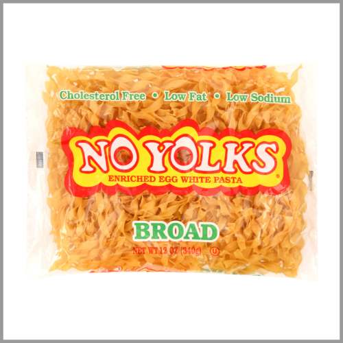 No Yolks Broad Egg White Noodles 12oz