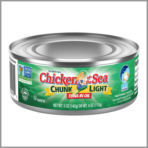 Chicken Of The Sea Chunk Light Tuna In Oil 5oz