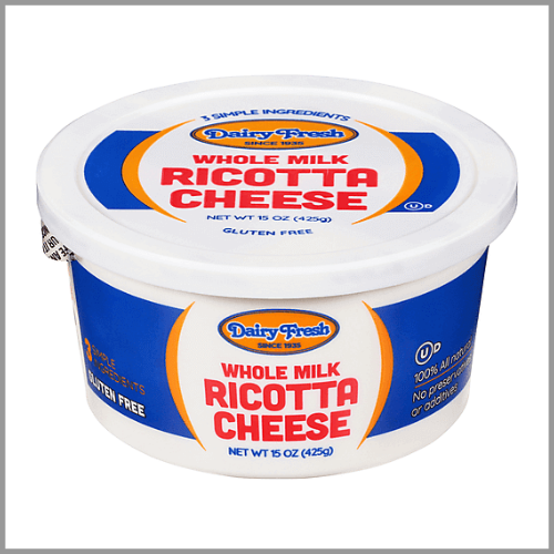 Dairy Fresh Ricotta Cheese Whole Milk 15oz