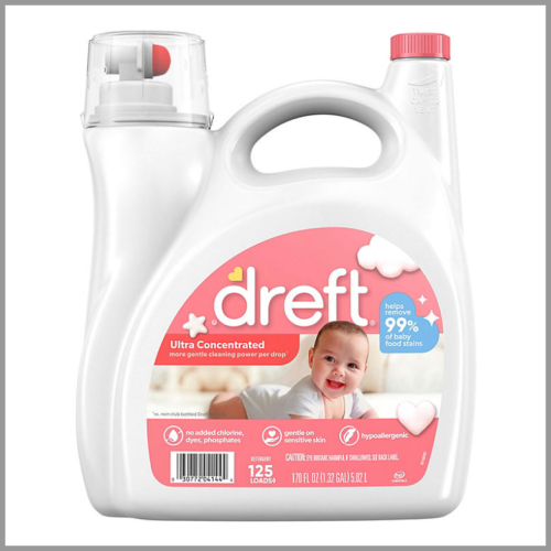 Dreft Ultra Concentrated Liquid Laundry Detergent 170floz