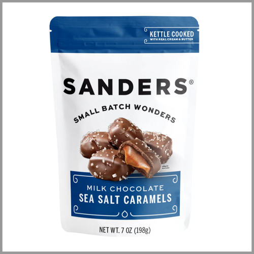 Sanders Milk Chocolate Sea Salt Caramels 7oz