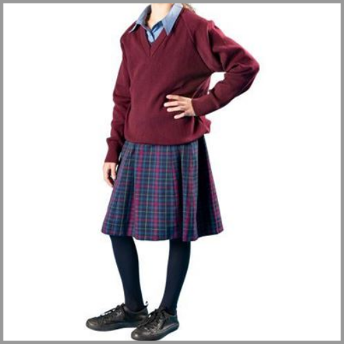 Pleated Skirt Tartan
