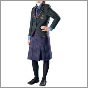 Pleated Skirt Tartan Senior