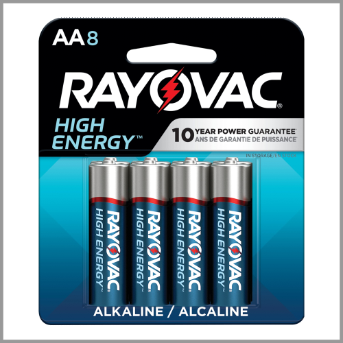 Rayovac Batteries AA 8pk