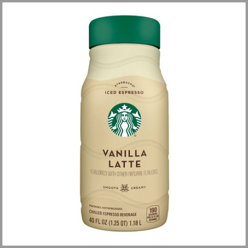 Starbucks Iced Expresso Vanilla Latte 40floz