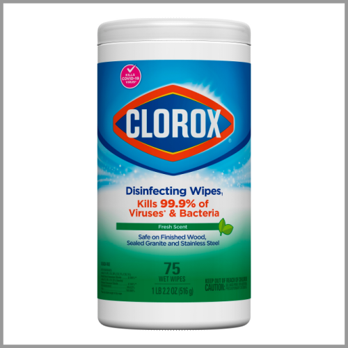 Clorox Disinfecting Wipes Fresh Scent 75ct