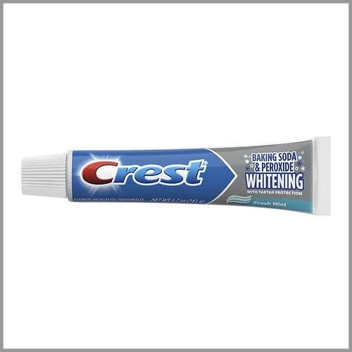 Crest Toothpaste Baking Soda Peroxide Whitening Fresh Mint 5.75oz