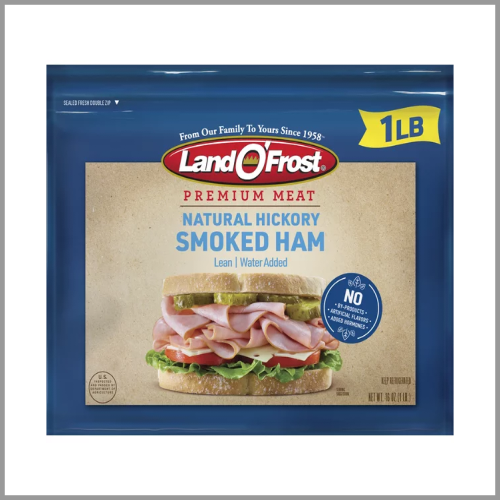 Land O Frost Ham Natural Hickory Smoked 16oz